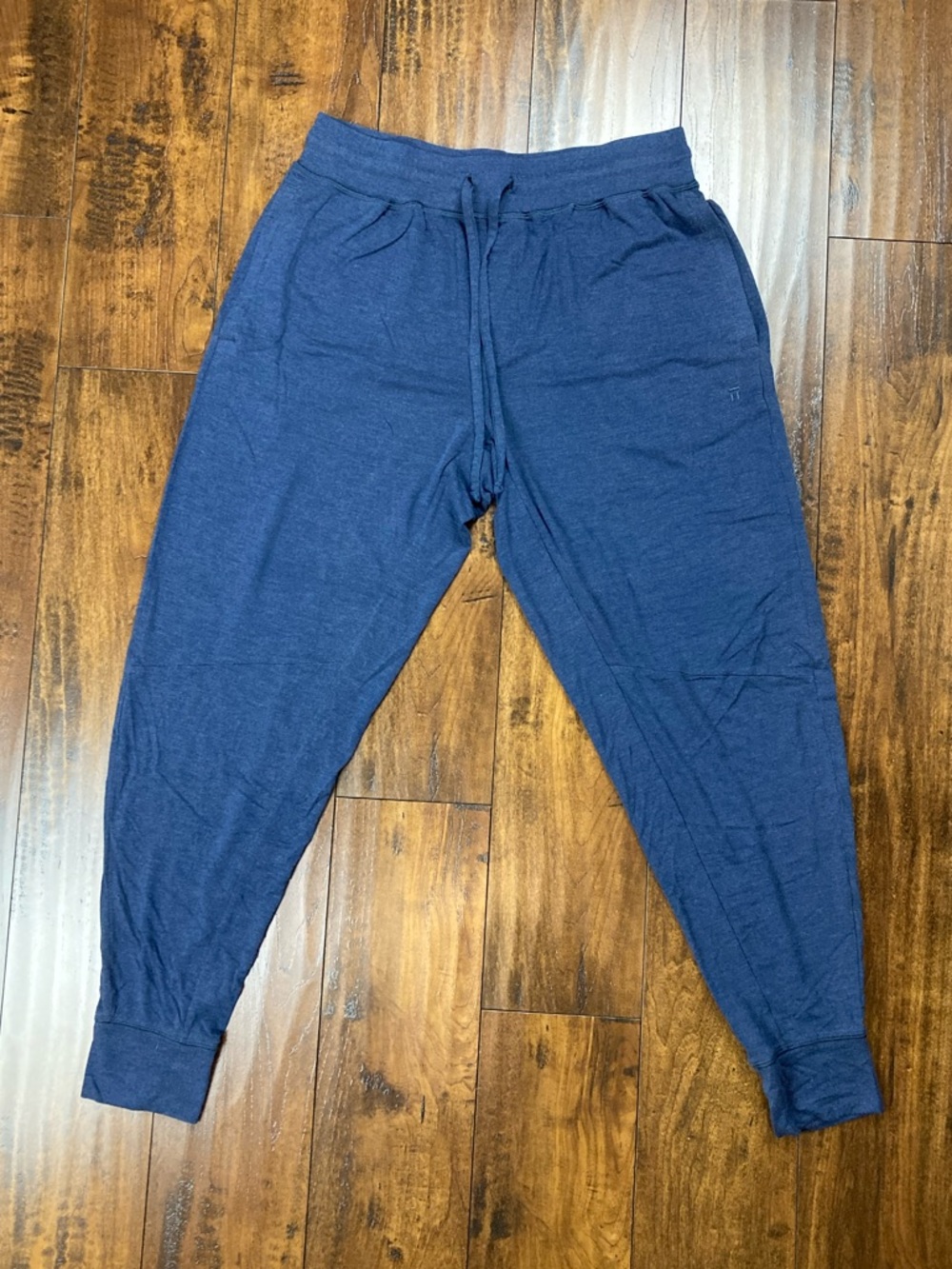 TOMMY JOHN Men’s Jogger Lounge Pants Blue Elastic Waist Cuff Comfort Size MEDIUM
